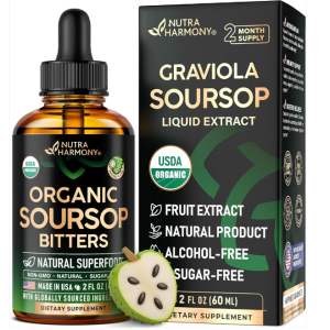 USDA Organic Graviola Soursop Liquid Extract